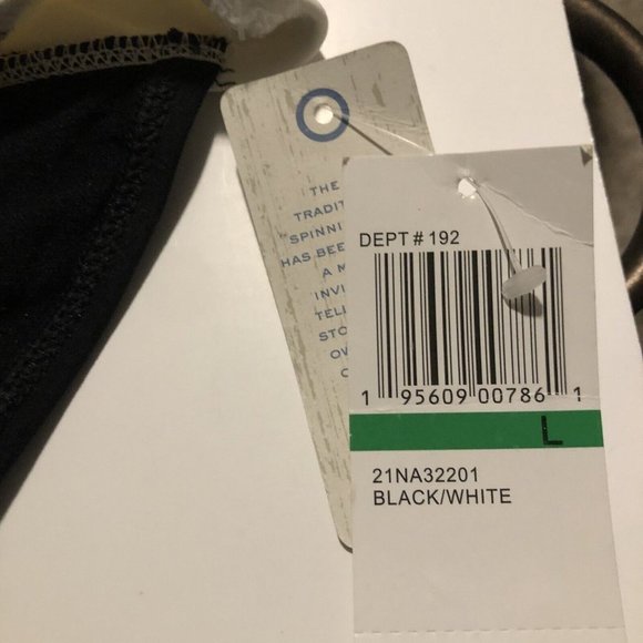 Yarn & Sea black white swim bottom size large L new - Picture 4 of 8